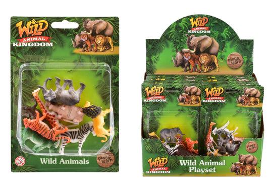 Explore Nature's Wonders: Wild Animals On Blistercard Display Box