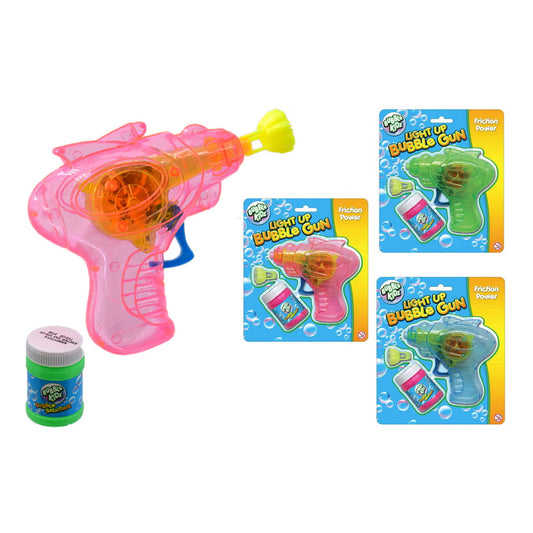 Light Up Friction Bubble Gun: Sparkling Fun for Kids