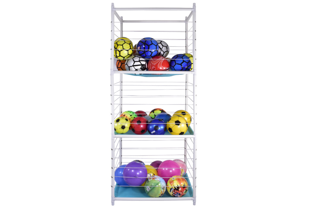 Score Big with Our 3 Tier Plastic Football Stand  Perfect for Displaying Memorabilia