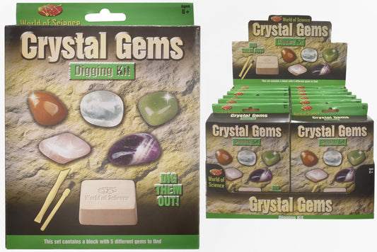 Discover Sparkling Wonders: Gemstone Excavation Kit in Colour Box