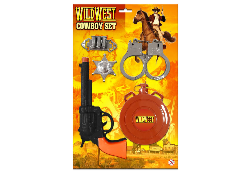 Wild West Cowboy Set - Blistercard: Authentic Western Toys for Adventurous Kids