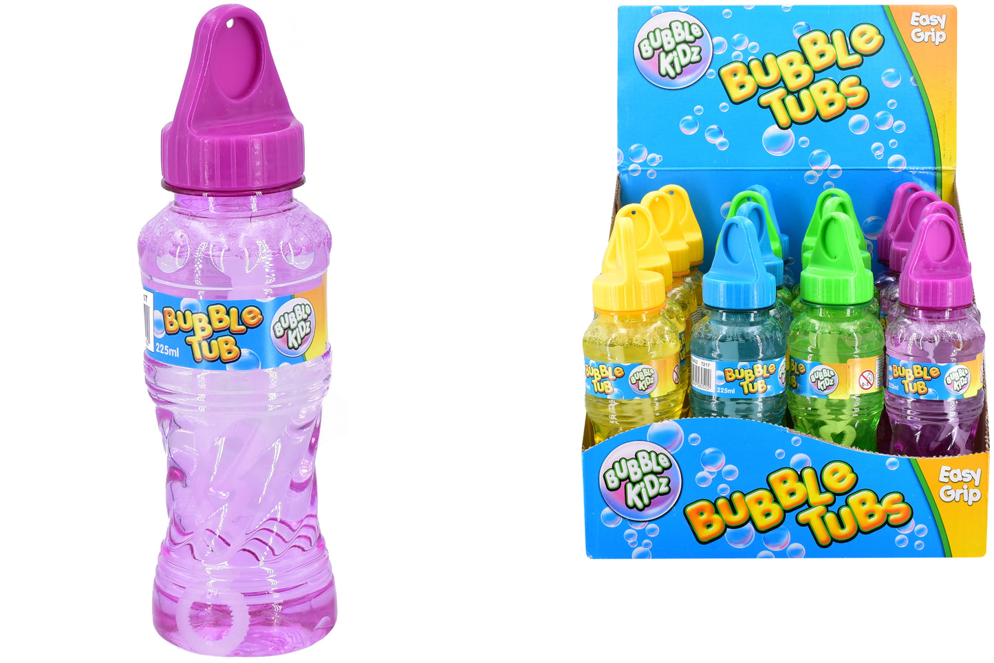 Bouteille à bulles transparente de 8 oz