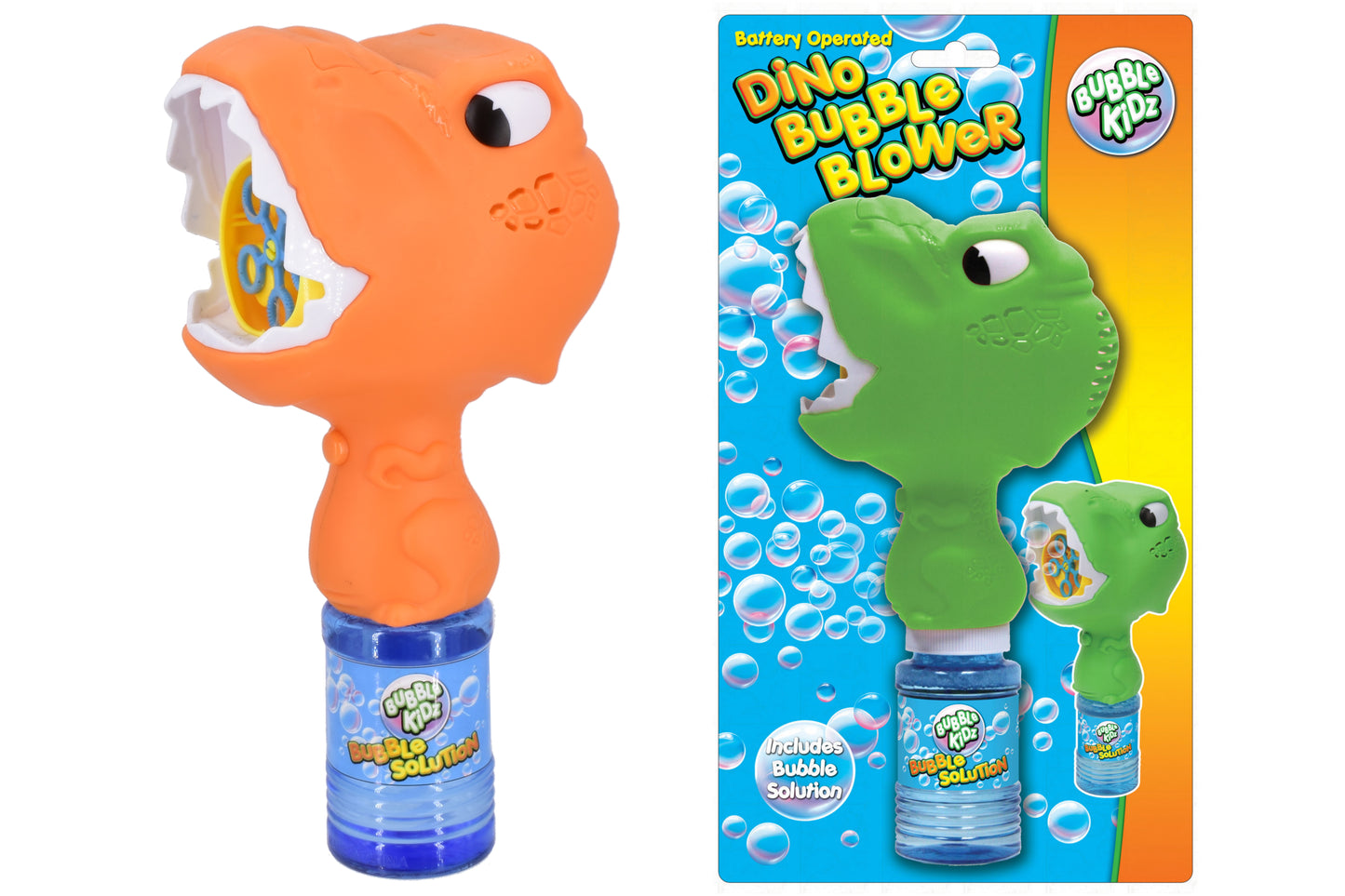 Fun: B/O Dino Bubble Blower (2 Assorted Colors) | Entertain Your Kids