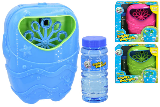 Exciting B/O Bubble Machine 3 Assorted Colors