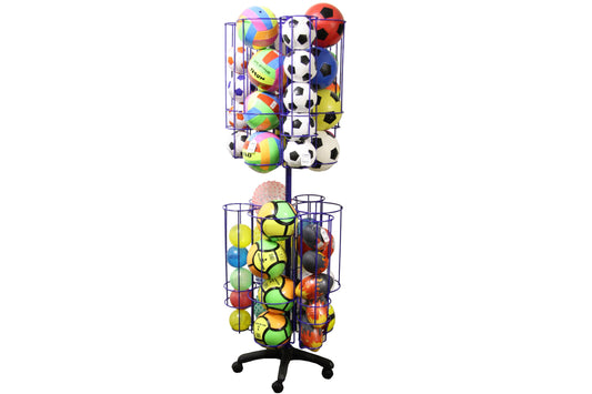 Ball Stand - Revolving Wire Hopper Stand for Efficient Organization