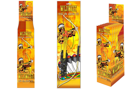 Authentic Bow & Arrow Set - Wild West Themed