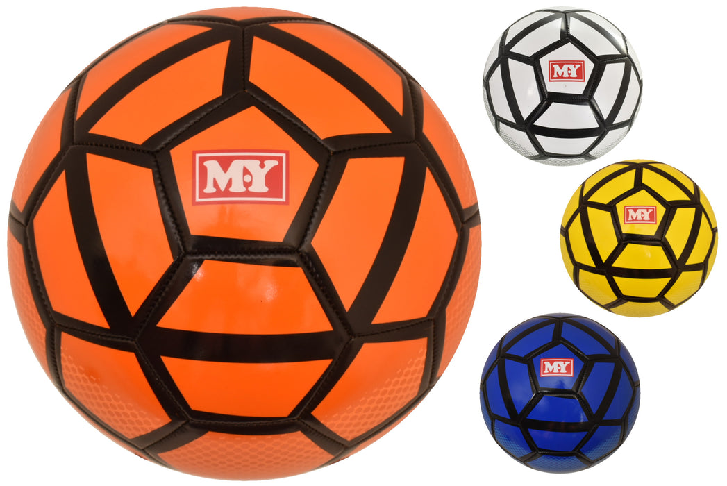 Get Your Game On with 32 Panel 280g Stitched Neon Premier Football (D)