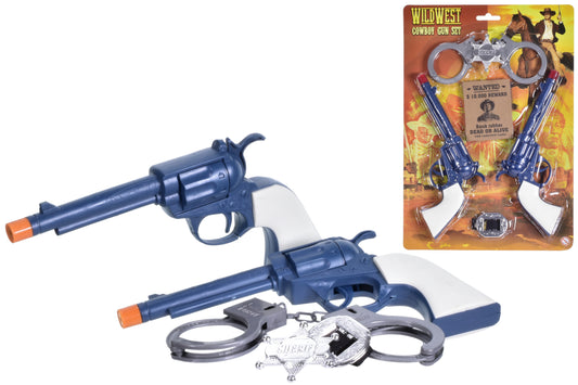 Authentic 2pc Cowboy Gun Set for Western Enthusiasts