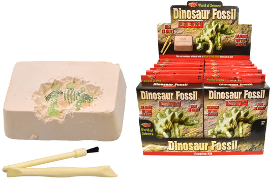Kit de fouilles de dinosaures phosphorescents : Excavez et explorez des trésors préhistoriques
