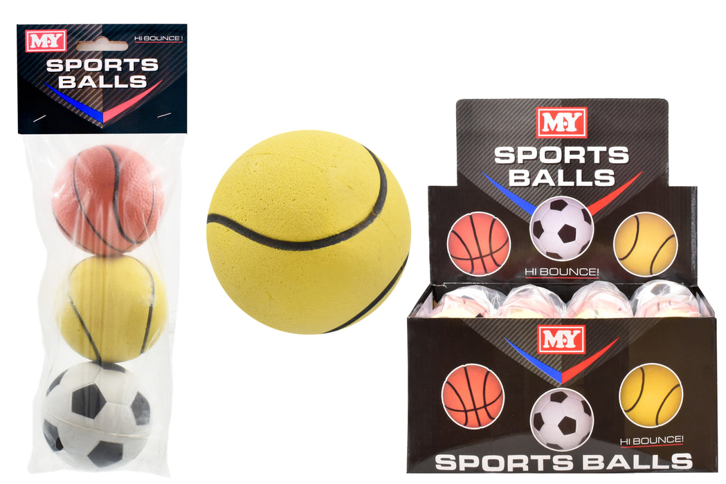 the Best M.Y Rubber Sponge Balls in Display Box - Fun & Durable
