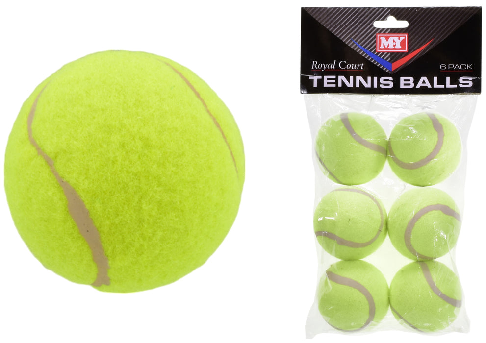 M.Y Royal Court 6 Pack Tennis Balls: High-Quality Tennis Balls for Enhanced Performance