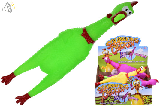 Get Squawking Fun with 33cm Squawking Chicken In Display Box