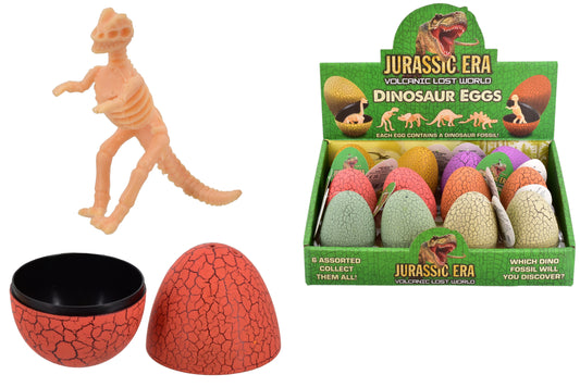 Dinosaur Egg Collection: Explore 6 Assorted Eggs in a Display Box