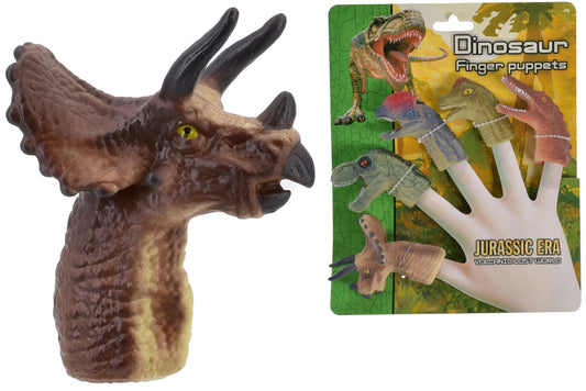 Roar-tastic Dinosaur 5pc Finger Puppets: Fun Playtime on the Go!