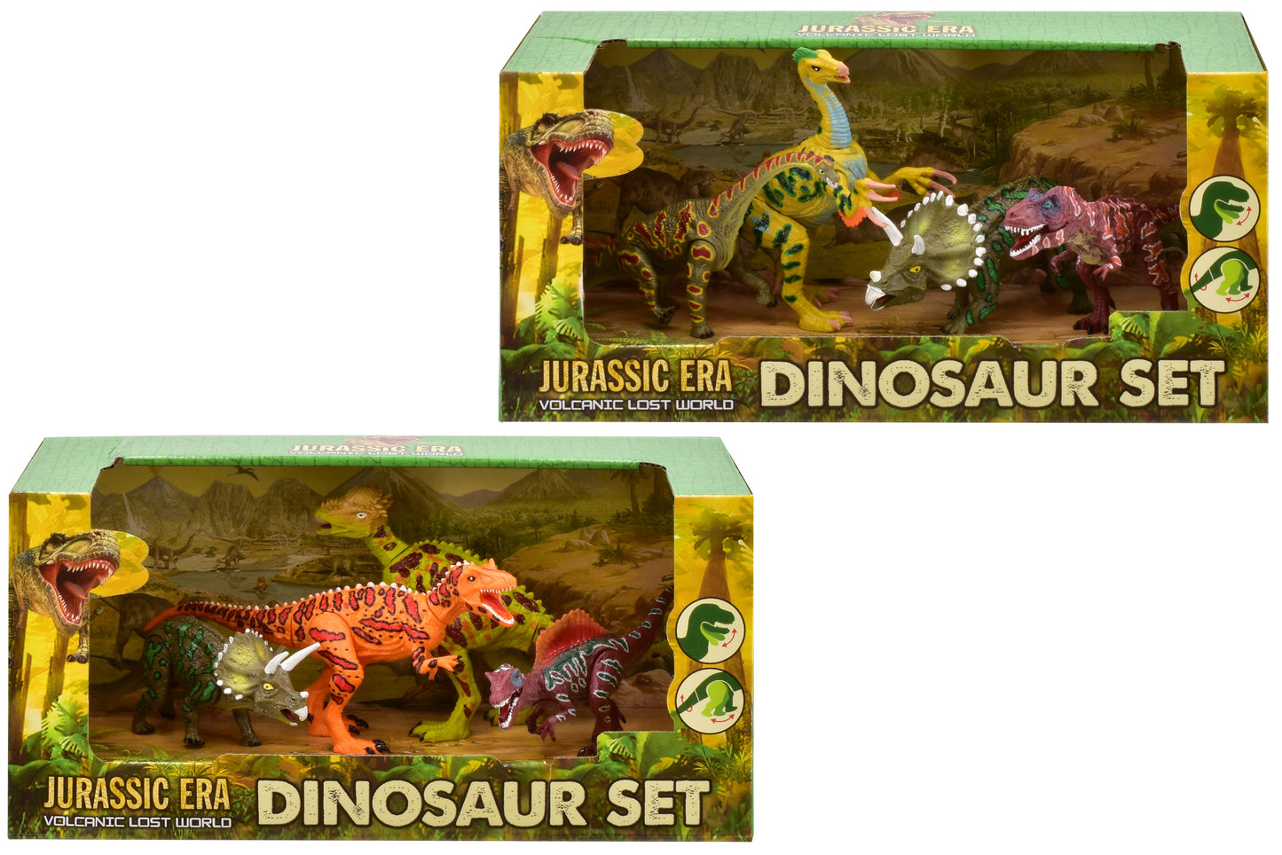 Explore Jurassic Adventures with Our 4pc Dinosaur Playset