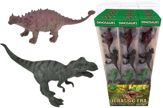 Discover Roaring Fun: 5pc Dinosaurs In Acetate Box In Display Box