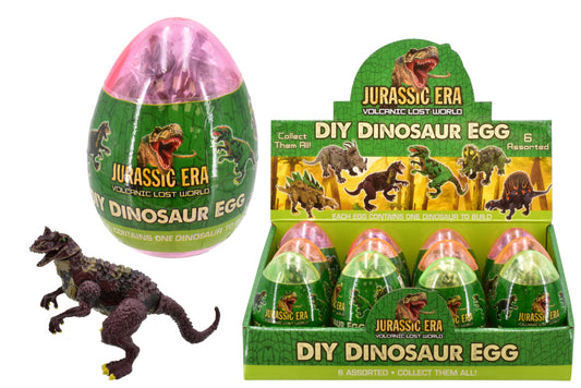 Dino-mite DIY Dinosaur Egg Kit (6 Assorted) - Create Your Own Prehistoric Adventure