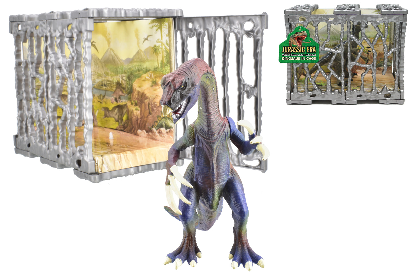 Découvrez les merveilles du Jurassique : Dinosaures en cage | Achetez la dernière collection sur le thème des dinosaures