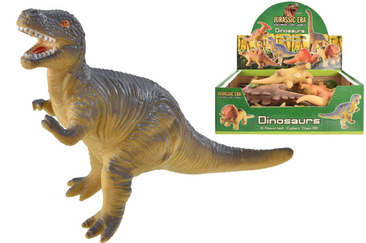 Explore the Jurassic World with 10" Dinosaurs: 6 Assorted Figures in a Display Box