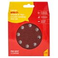 10 x P60 grit circular sanding sheets (125mm diameter)