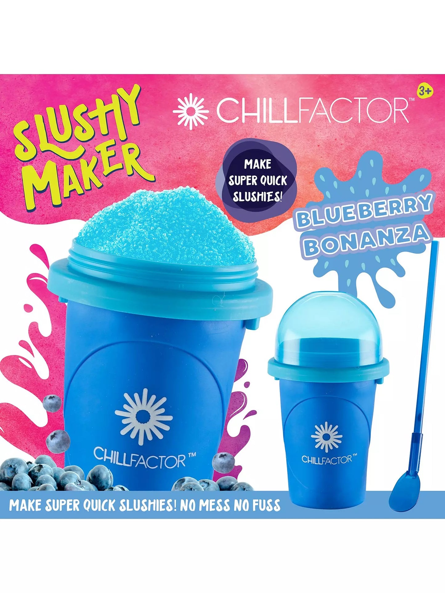 ChillFactor Slushy Maker- Blueberry Bonanza