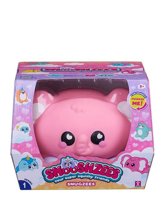 Smooshzees Snugzees Pink Elephant Bubblez