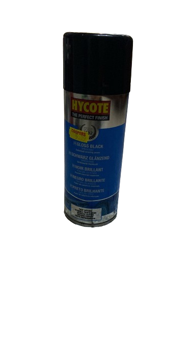 Peinture en aérosol noir brillant