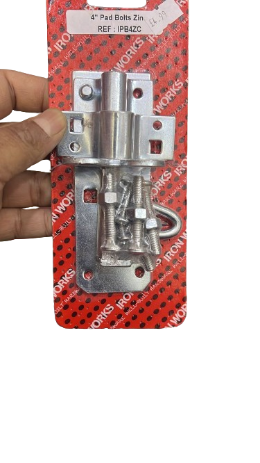 4" Pad Bolts Zin