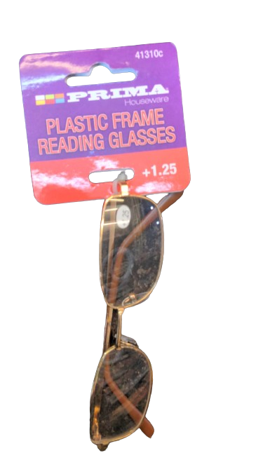 Plastic Frame Reading Glasses +1.25