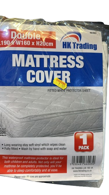 Drap-housse protège-matelas blanc