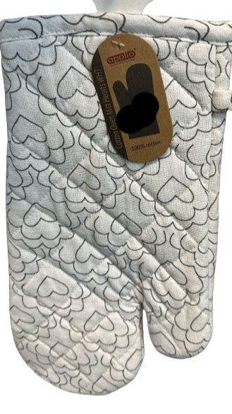 Moufles de cuisine Apolo Cotton WHT