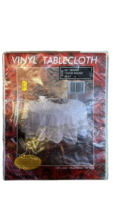 Vinyl Table Cloth 54"