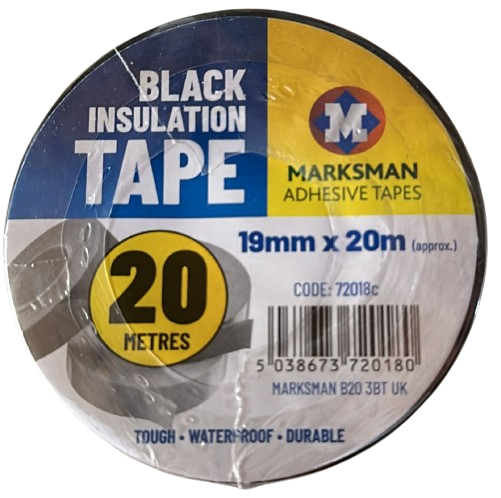 Black Insulation Tape 19mm x 20m