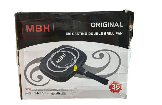 MBH Original Die Casting Double Grill Pan
