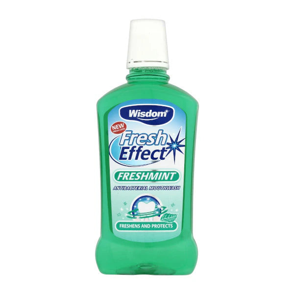 Wisdom Fresh Effect Mouthwash 500ml Freshmint