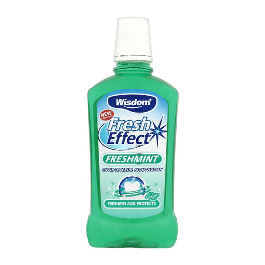 Wisdom Fresh Effect Mouthwash 500ml Freshmint