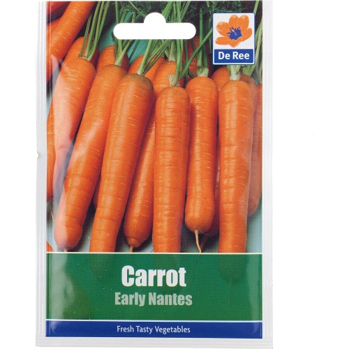 De Ree Early Nantes 2 Carrot Seed Packet