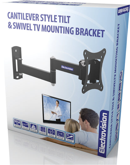 Support de fixation TV inclinable et orientable de type canteliver