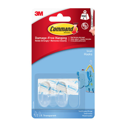 Crochets Adhésifs Mini Transparents avec Languettes Transparentes 17092CLR