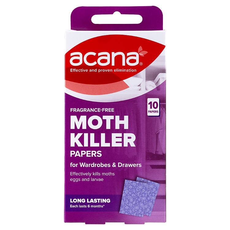 Acana Moth Killer Papers 10pk