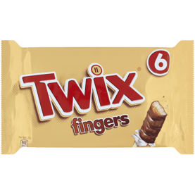 TWIX Bâtonnets Chocolat Biscuit 6x