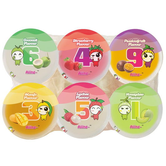 Coupes de pudding Aiiing avec Nata de Coco