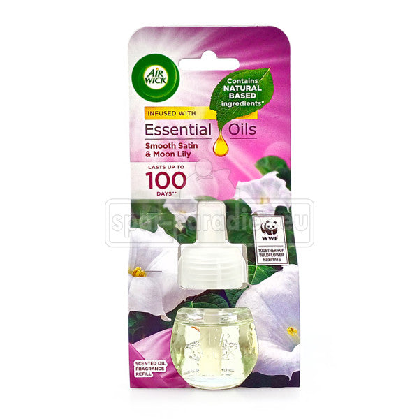 Recharge Air Wick électrique Satin Délice & Lys Lunaire, 19 ml