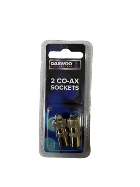 2 CO-AX SOCKETS