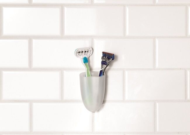 Support brosse à dents/rasoir Command pour salle de bain BATH16-ES