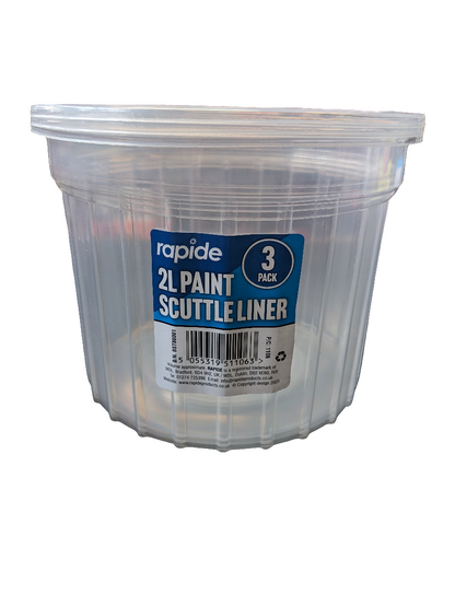 Rapide 3Pack 2ltr Paint Scuttle Liner