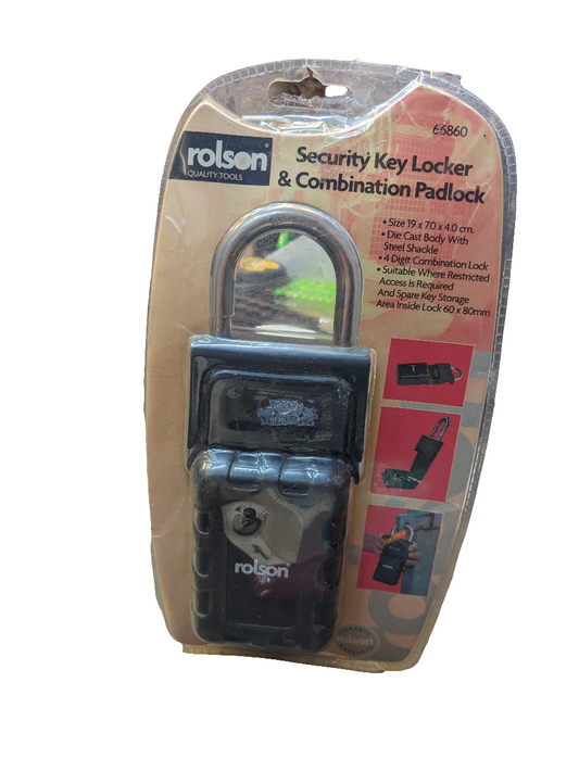 Boîte à clés sécurisée et cadenas à combinaison Rolson