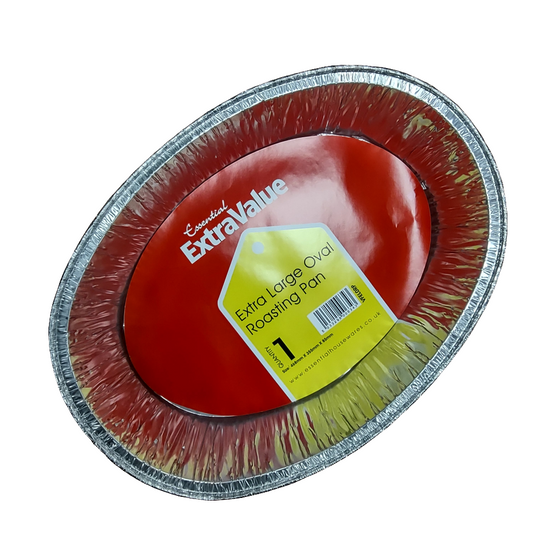Large Oval Foil Roasting Dish 47 x 35 x 9 cm