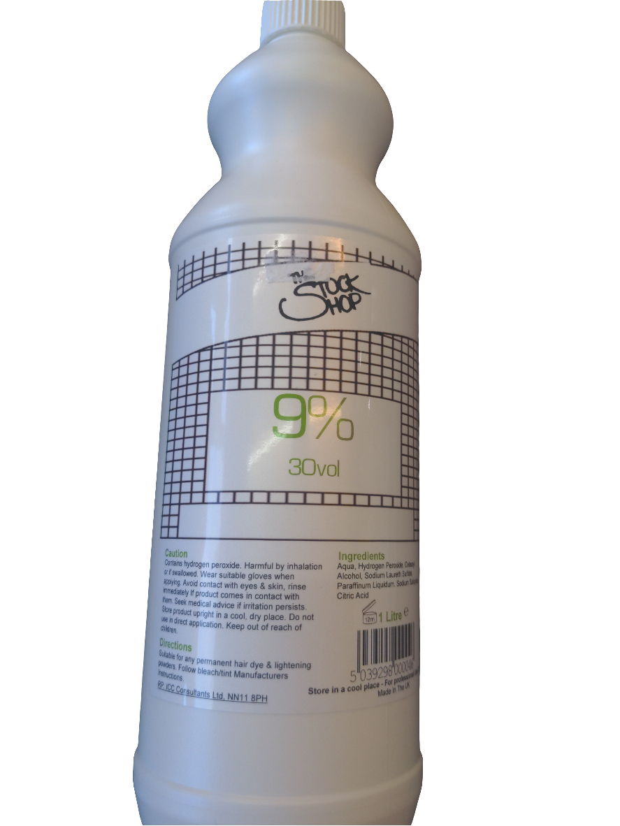 9% 30vol Cream Hydrogen peroxide 1ltr