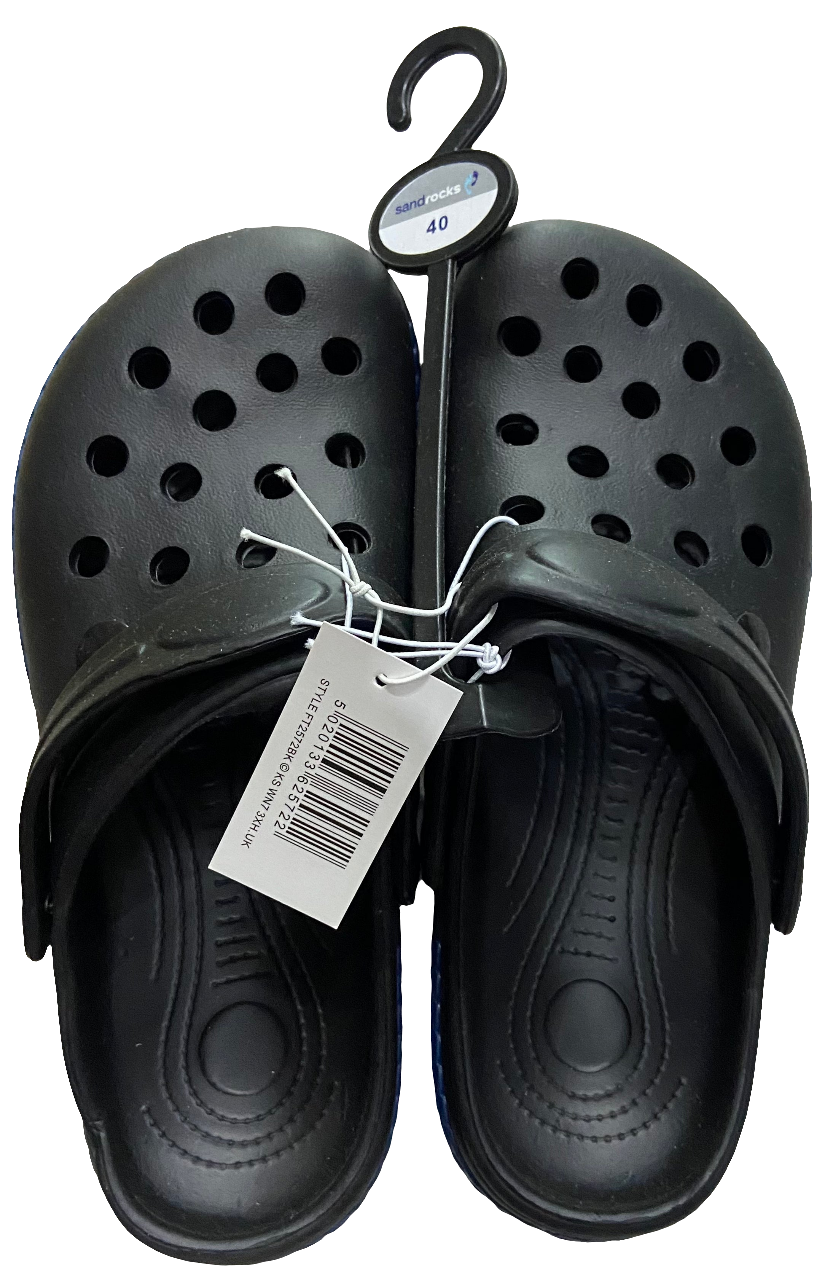 CLOGES Color black UK size7 euro size 40